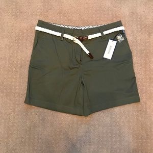 NWT shorts with belt